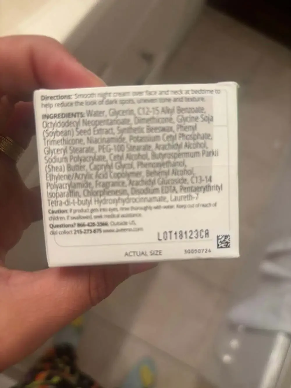 Aveeno Positively Radiant Night Cream - 1.7 oz